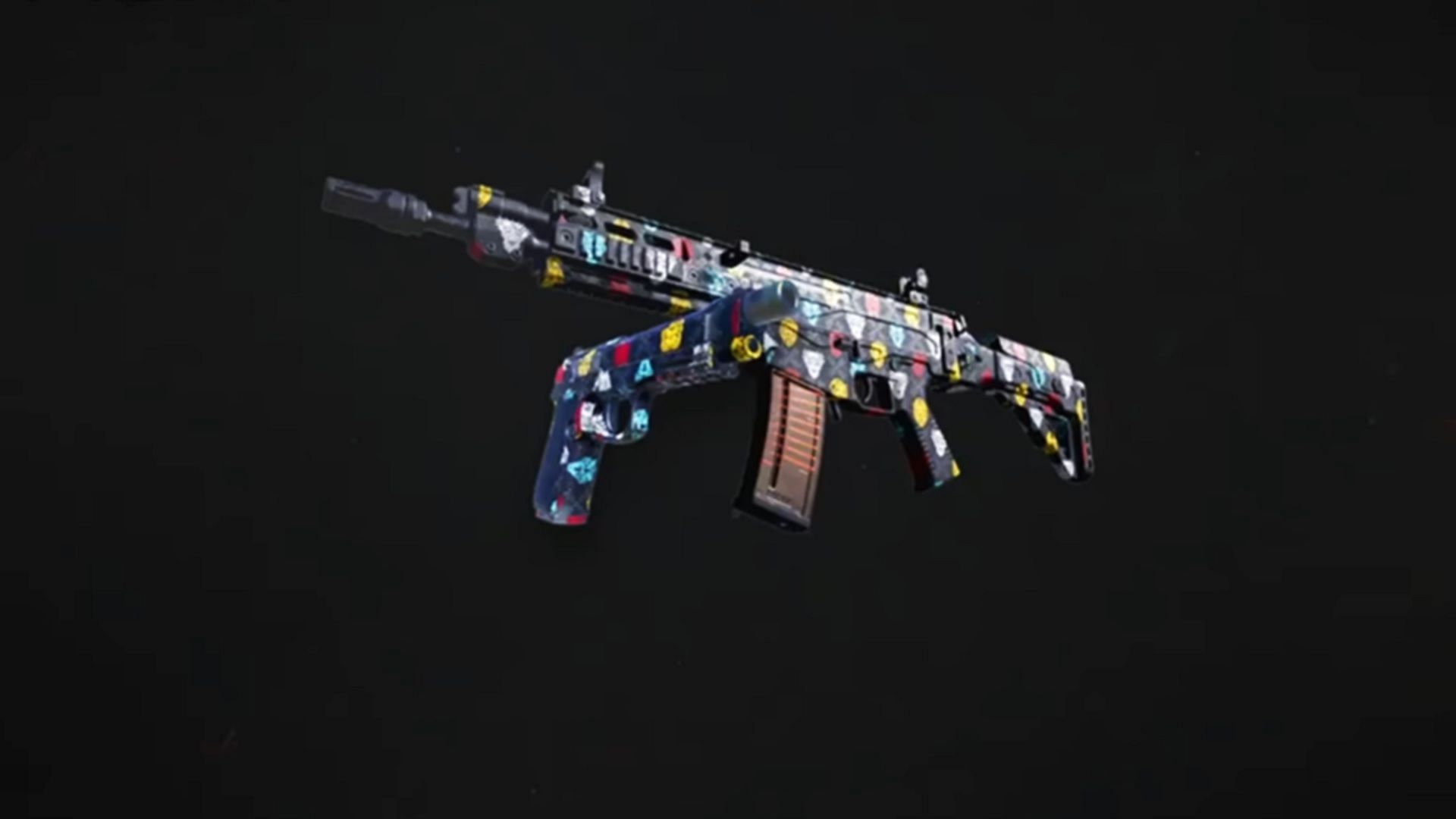 Heavy Metal weapon camo in Godzilla x Kong event in MW3 Season 3 (Image via Activision)