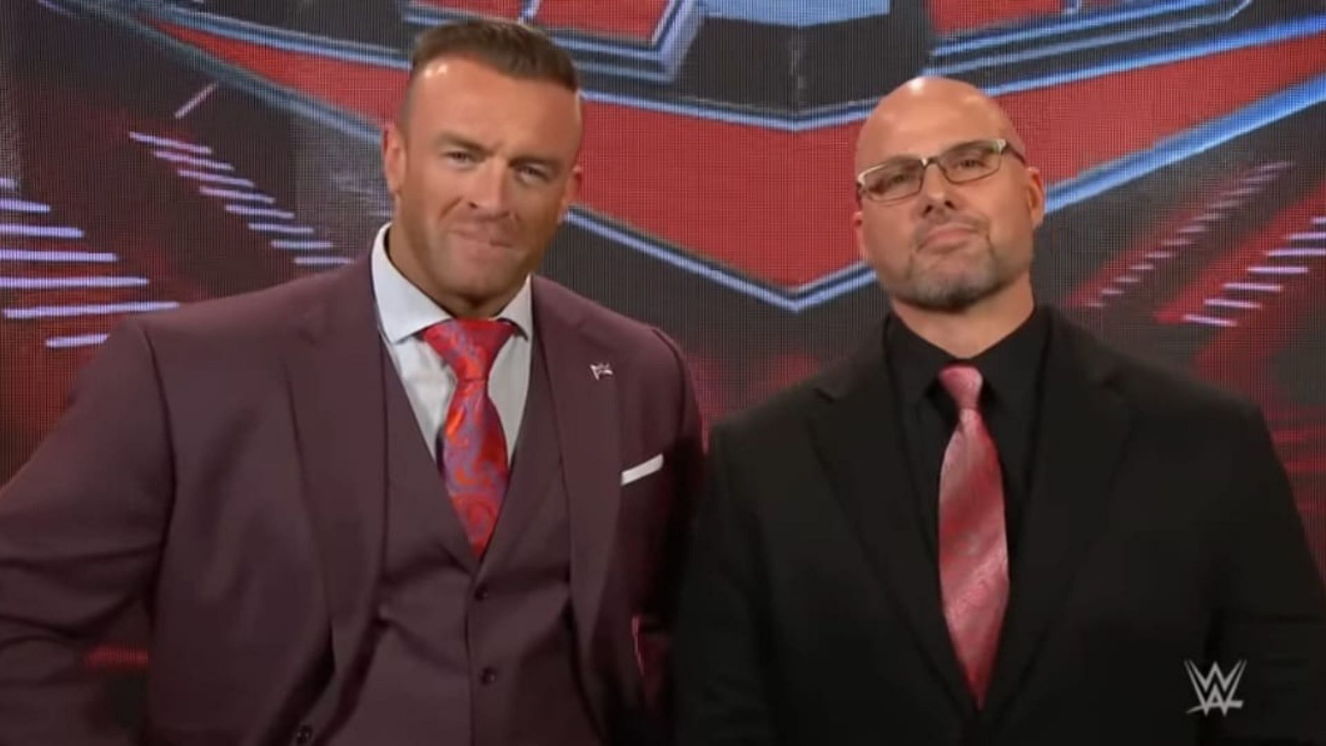 Adam Pearce and Nick Aldis are WWE