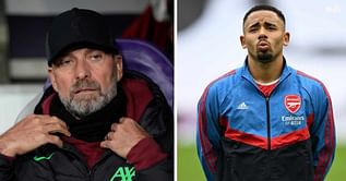 "It is only two points" - Arsenal star Gabriel Jesus warns Liverpool about Premier League title race