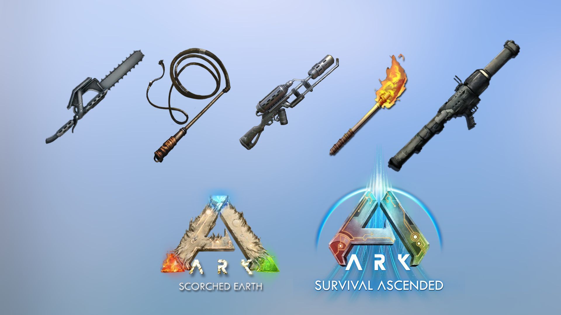 New weapons in Scorched Earth (Image via Studio Wildcard)