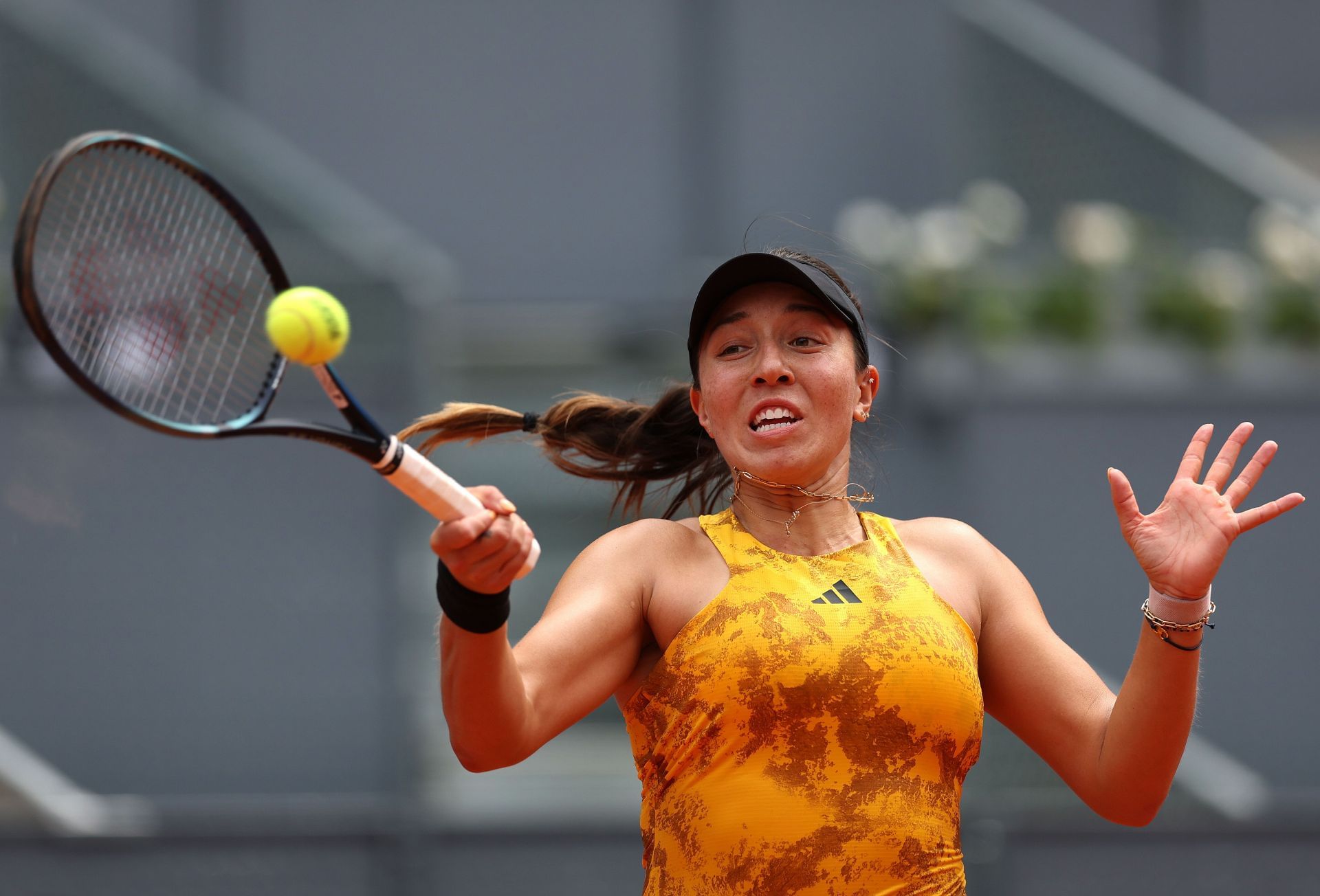 Jessica Pegula at the Madrid Open.