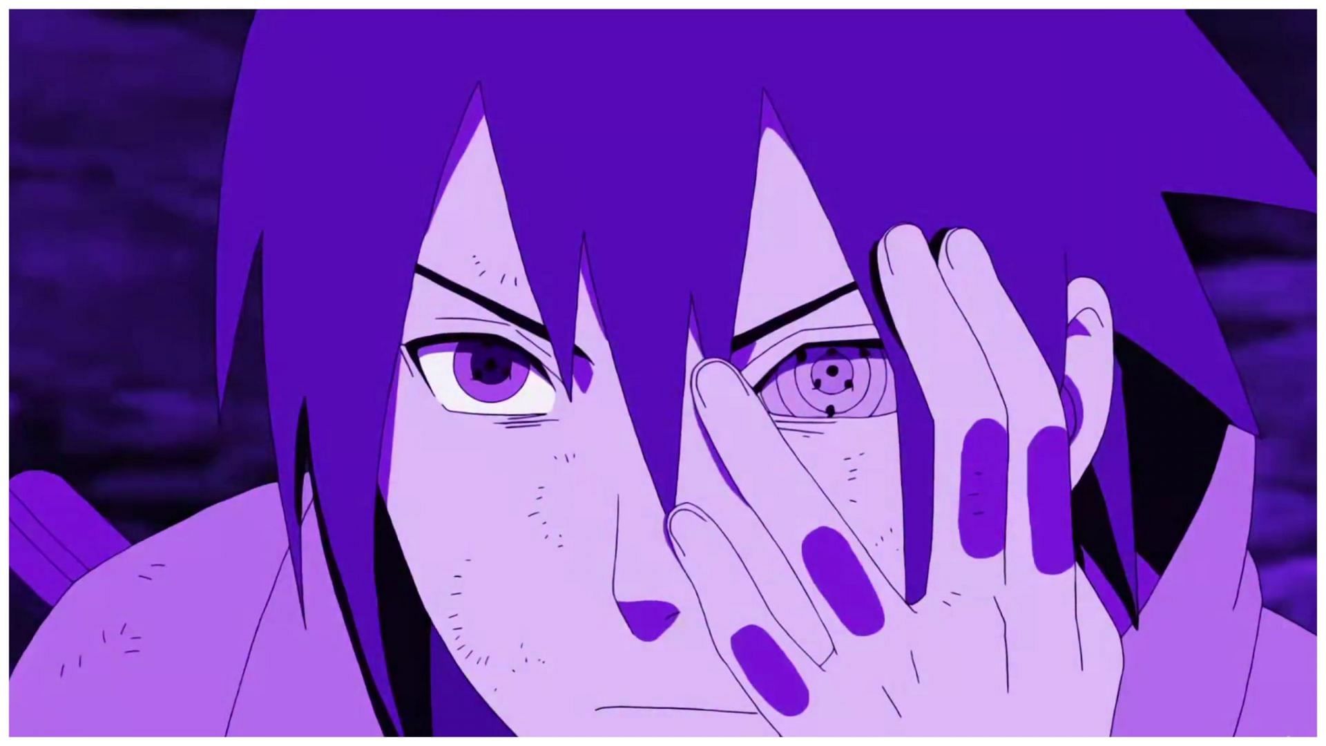 Sasuke with Rinnegan as seen in episode 424 (Image via Studio Pierrot)