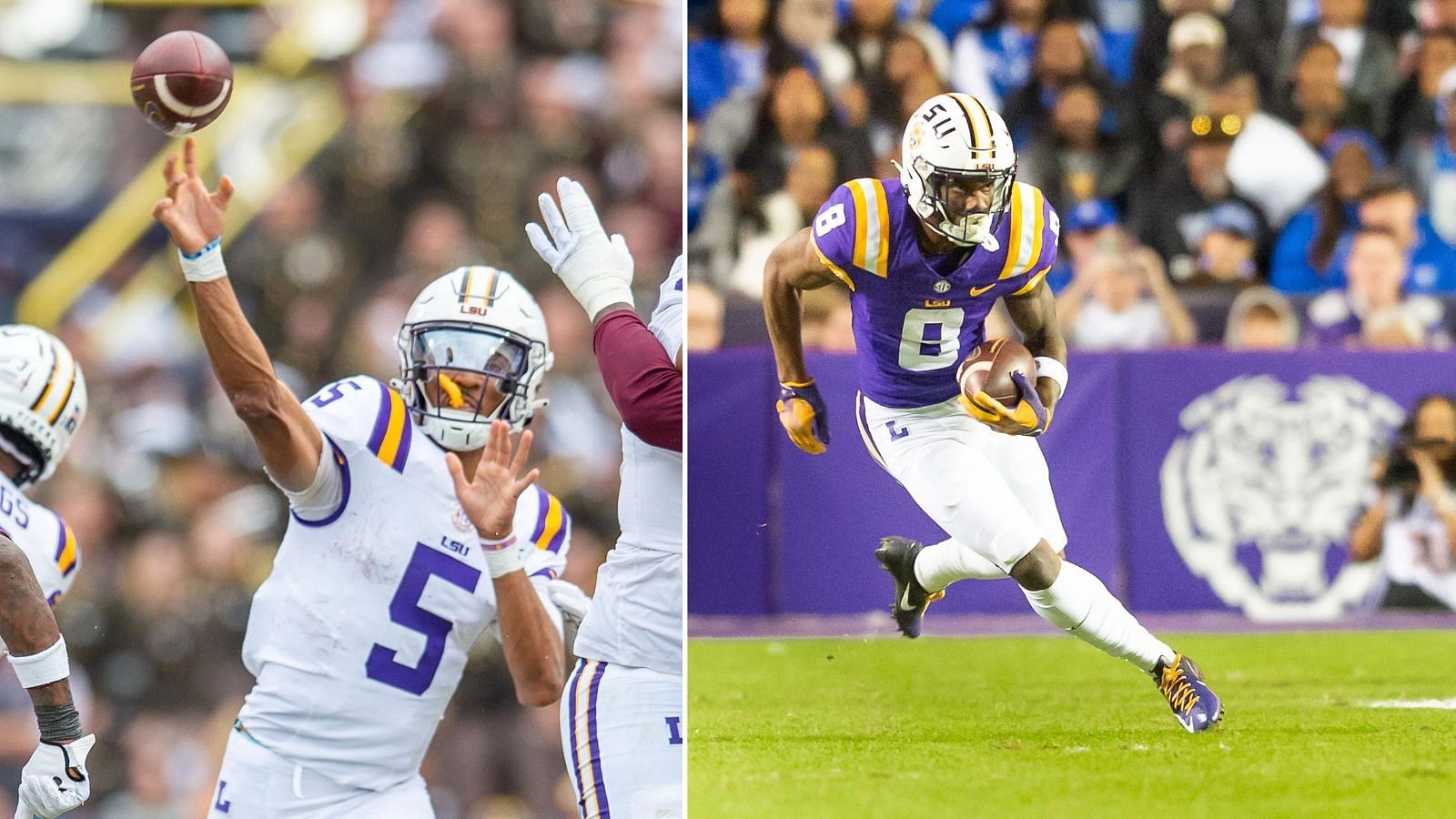 LSU QB Jayden Daniels and WR Malik Nabers are two of the top prospects in the 2024 NFL Draft.