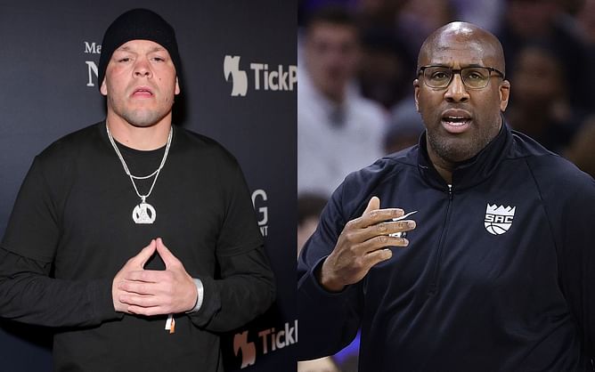 "I could never do what they do" - Sacramento Kings' coach Mike Brown gives huge props to Nate Diaz after spotting him in crowd