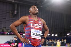 "Not that far off" - Christian Coleman on current athletes bettering Usain Bolt's world record of 9.58 seconds