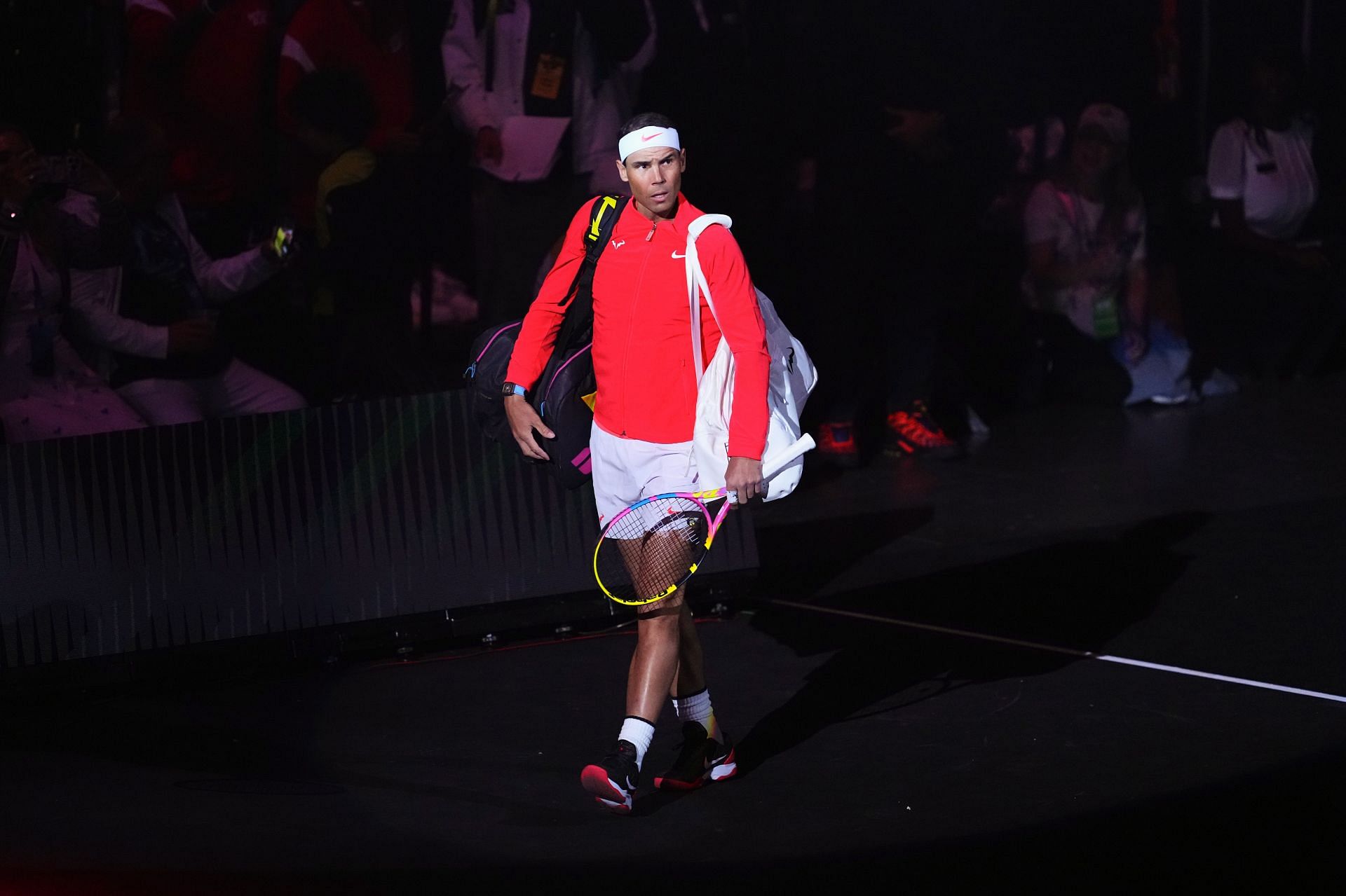 Rafael Nadal at the Netflix Slam