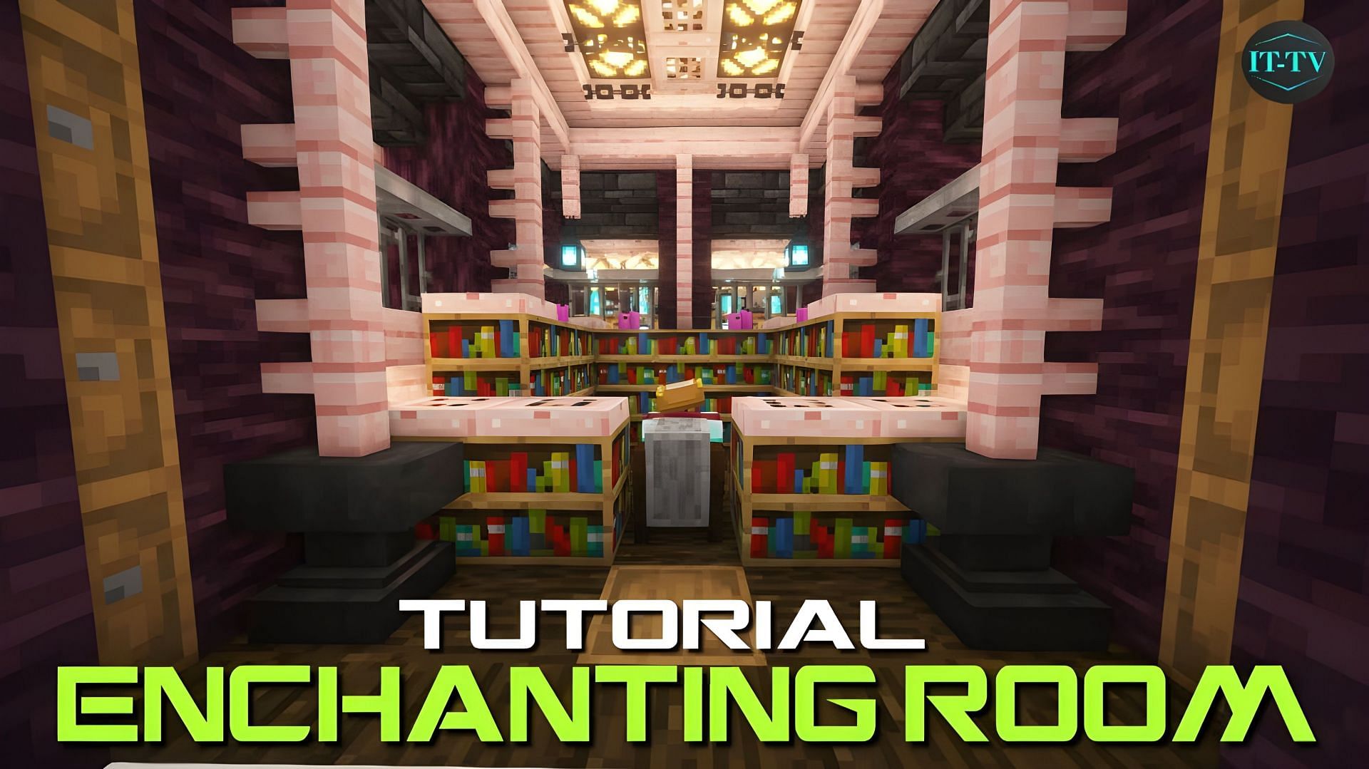 The Cherry Wood Enchanting Room (Image via YouTube/IT-TVGaming)