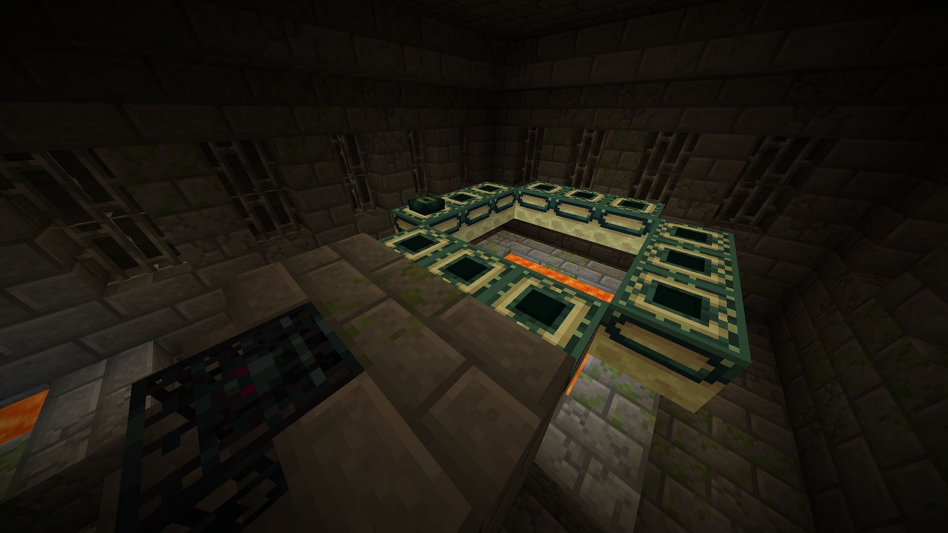 Two End portals can be visited in this Minecraft seed depending on player preference (Image via Mojang)