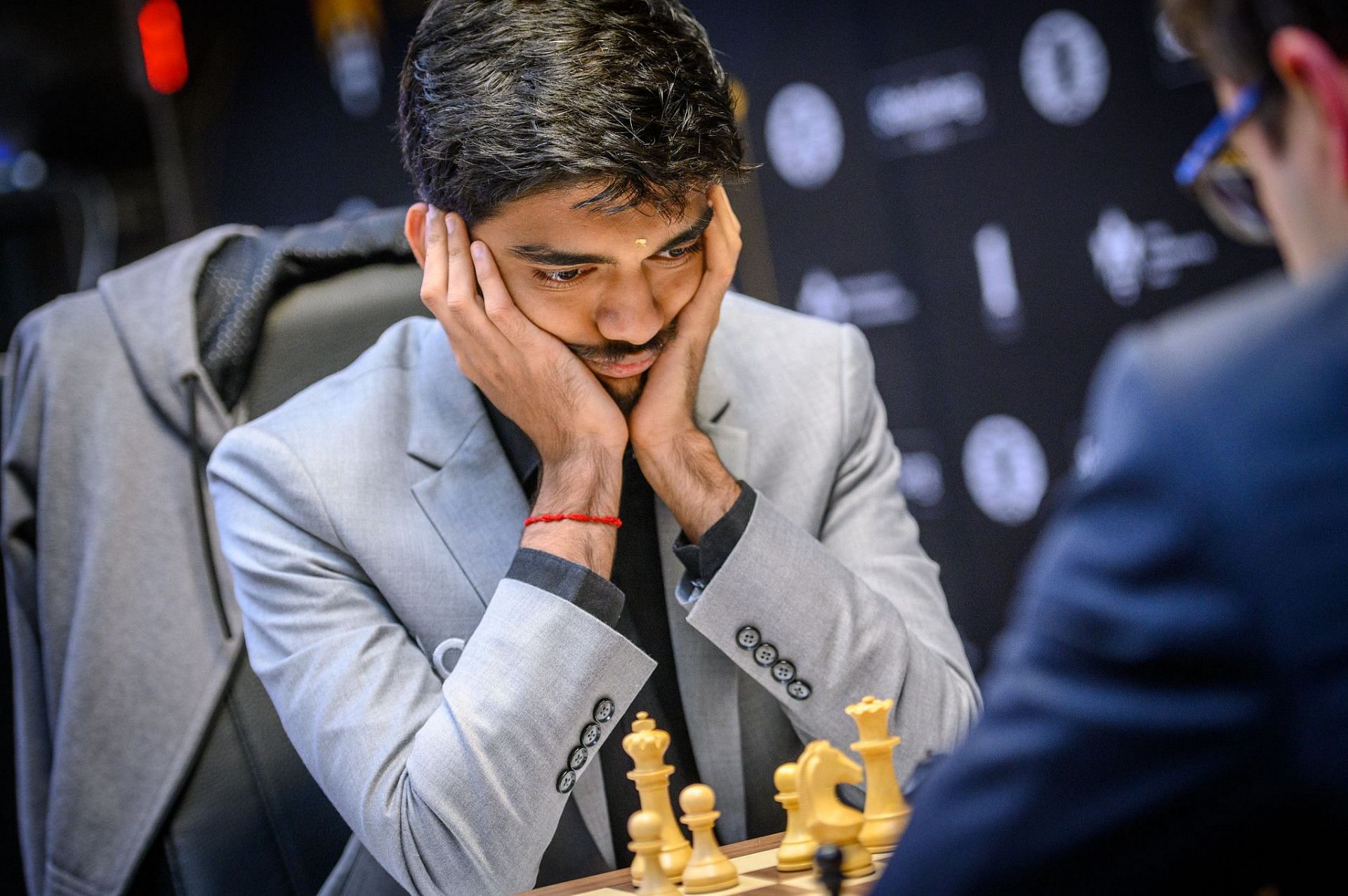 Gukesh D (2743) secures the second decisive result of the day by defeating Nijat Abasov (2632)