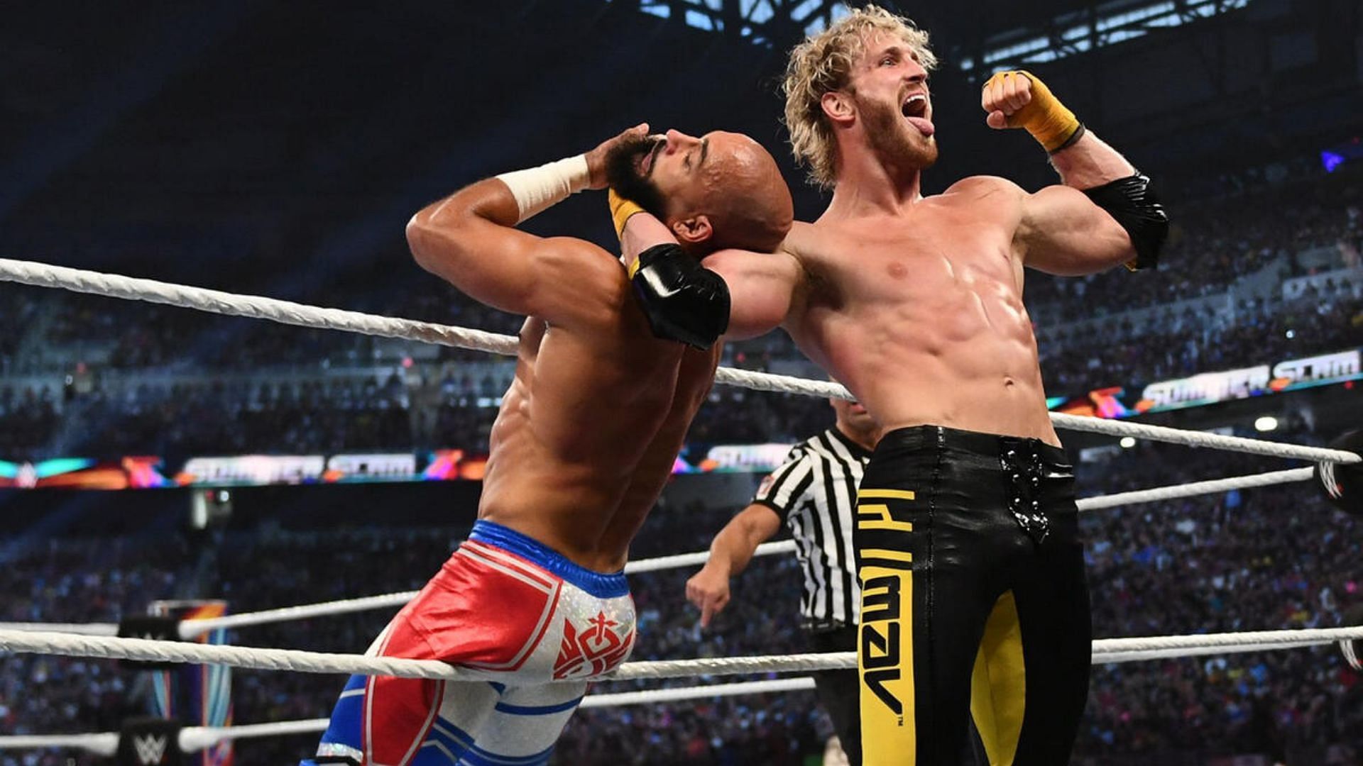 Logan and Ricochet at SummerSlam 2023 [Image Source: WWE.com]