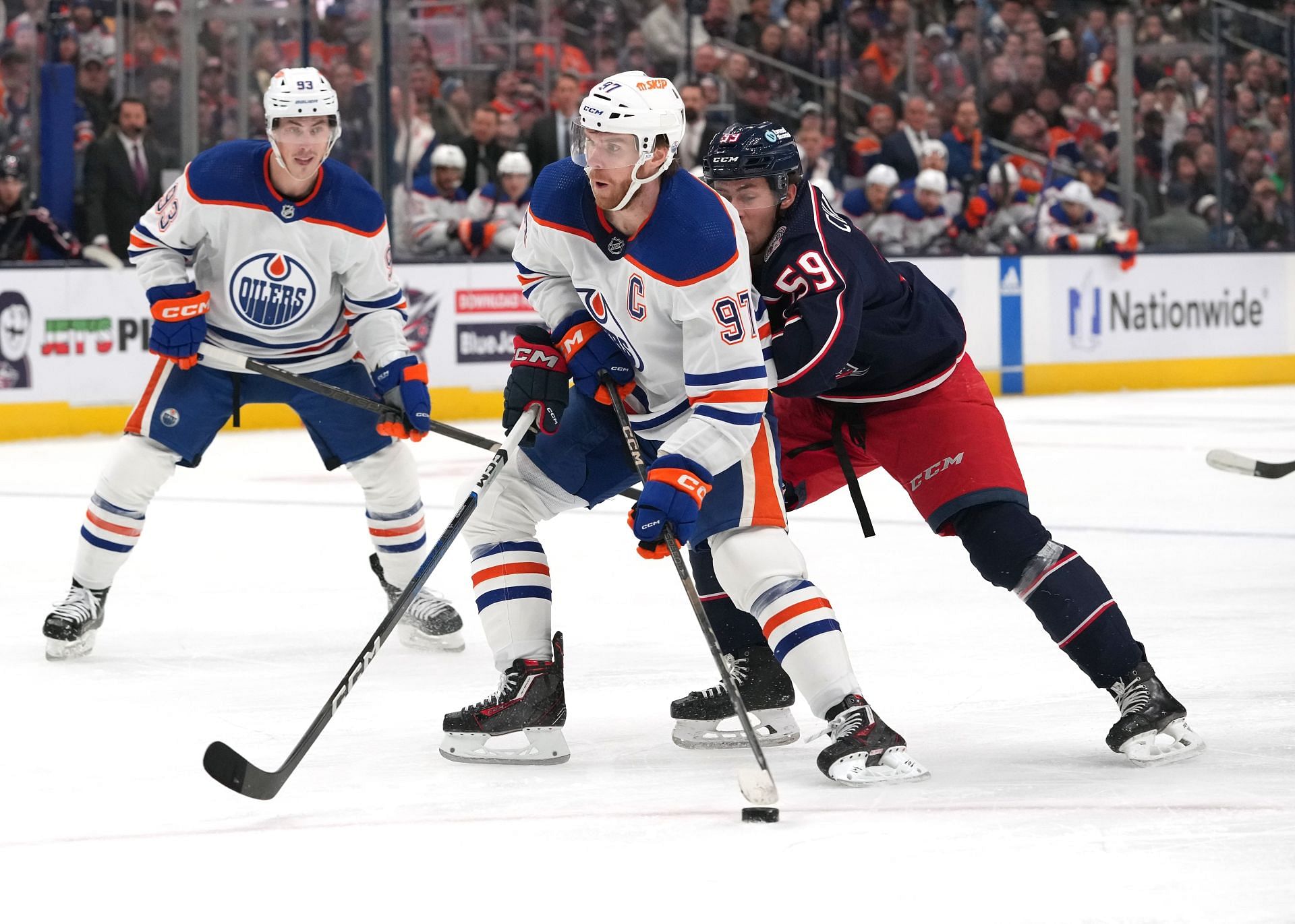 Edmonton Oilers v Columbus Blue Jackets