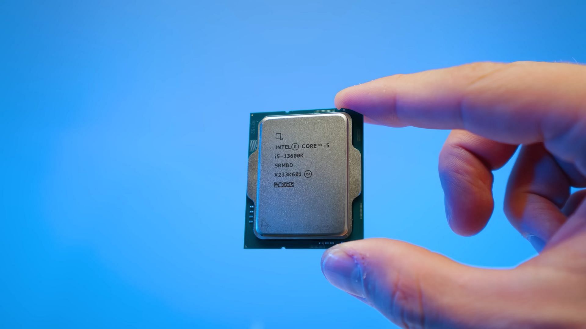 The Intel Core i5-13600K (Image via Tech Notice/YouTube)