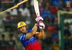 Faf Du Plessis’ top 3 knocks in the IPL vs SRH