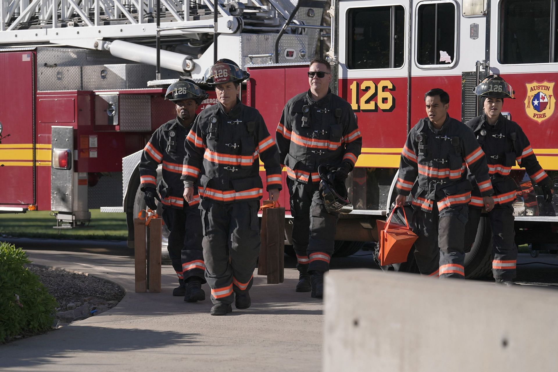 A still from &#039;9-1-1: Lone Star&#039; (via X/@911LoneStar)