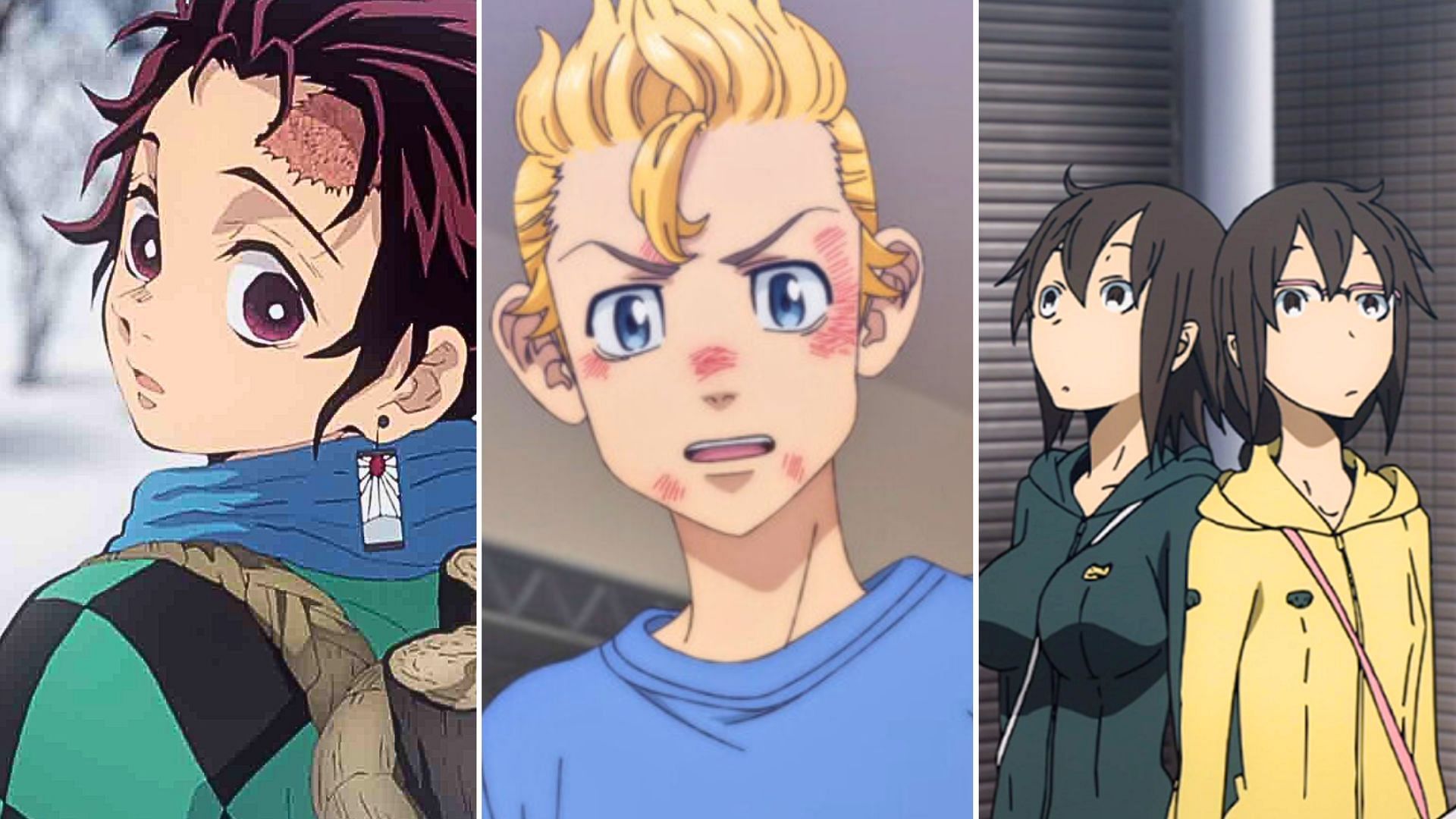 Demon Slayer, Tokyo Revengers, Durarara!! 