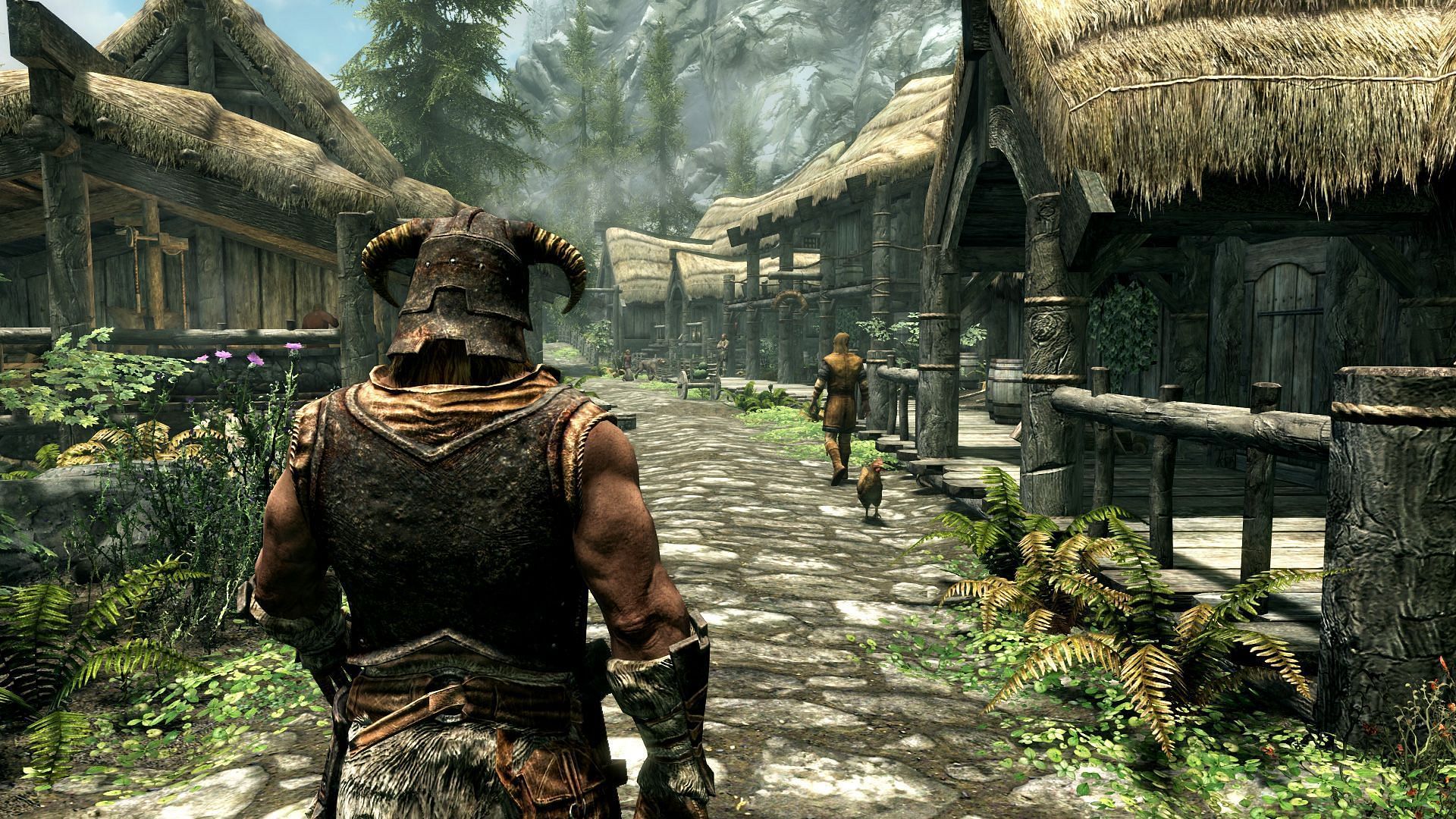 The Elder Scrolls V: Skyrim is also one of the best PC games (Image via Bethesda Games Studios )