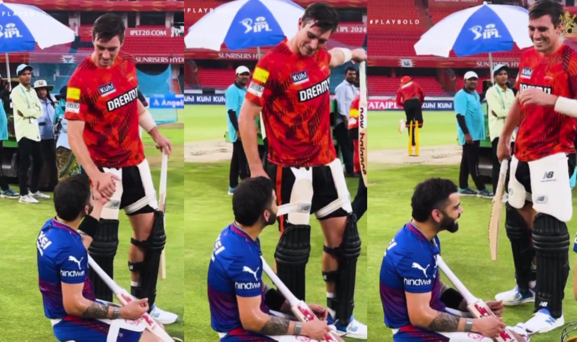 The duo have been involved in many intense battles on the field [Credit: RCB Twitter handle]