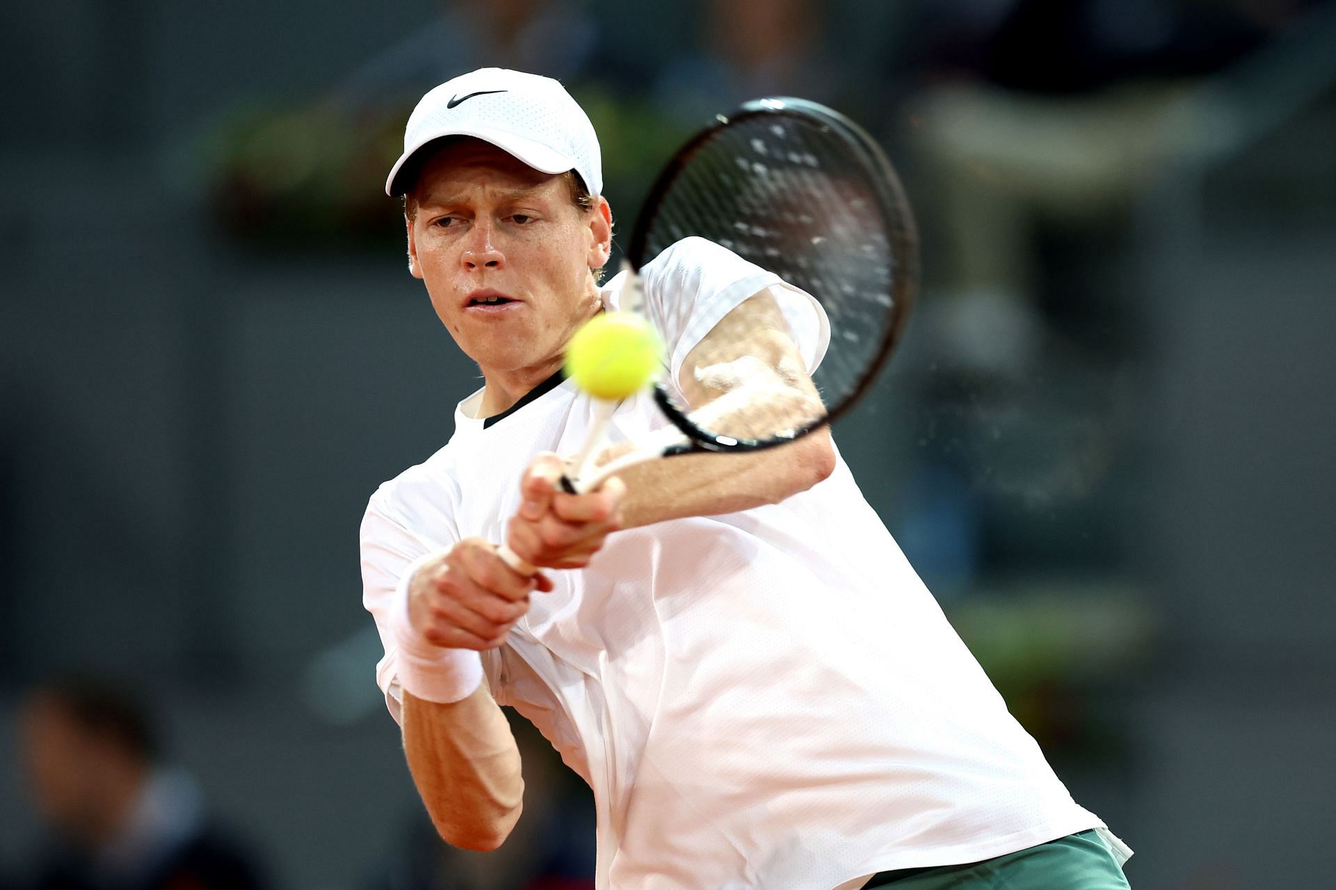 Jannik Sinner at the 2024 Mutua Madrid Open