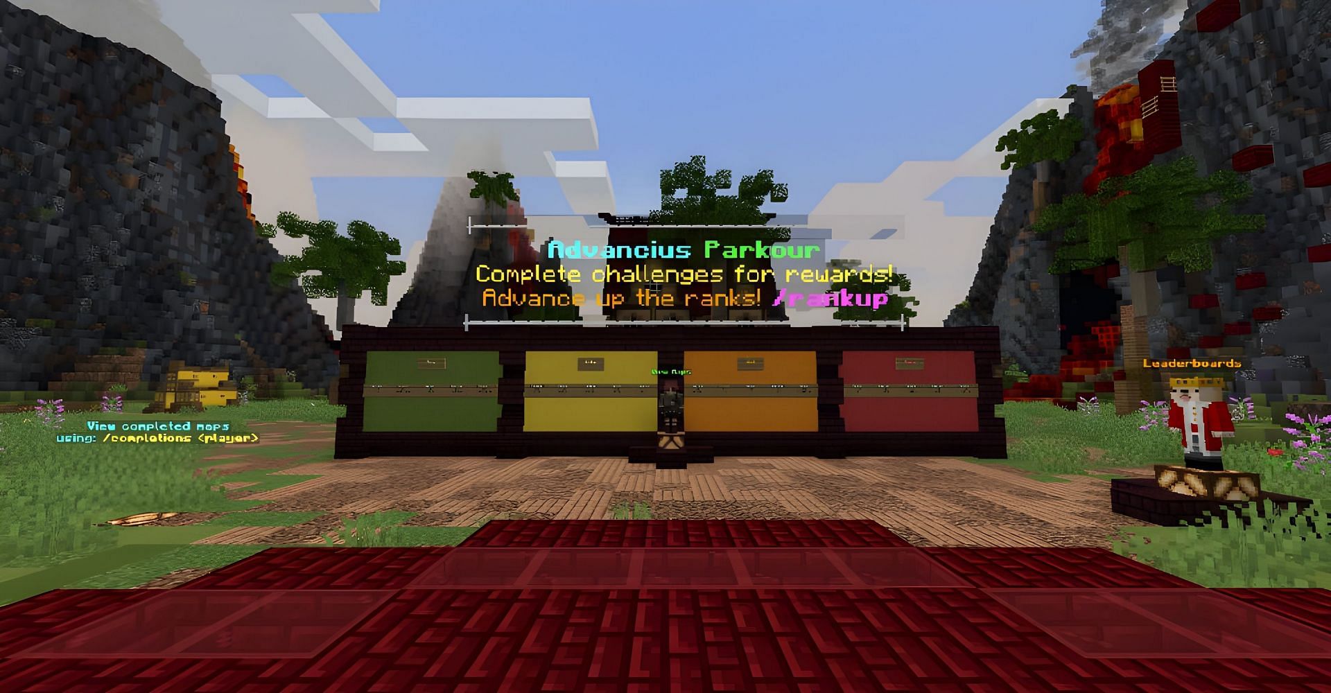 Advancius Network is a server that offers tons of different game modes (Image via Mojang)
