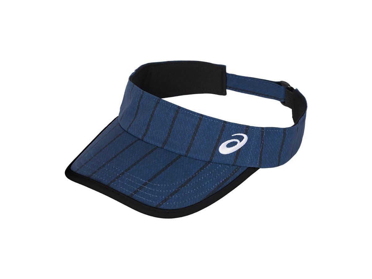 Asics headwear: A graphic visor (Image via Asics)