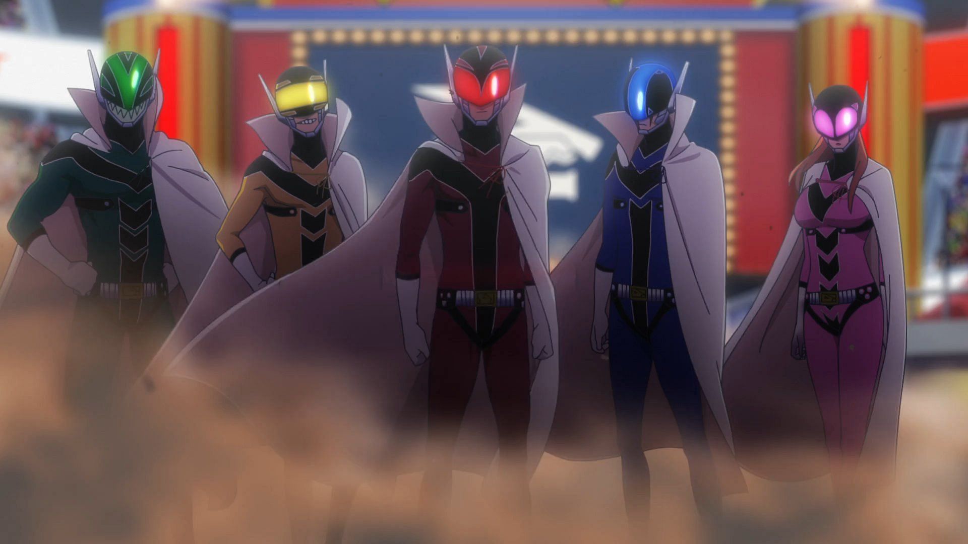 The Divine Rangers, as seen in the episode (Image via Yostar Pictures)