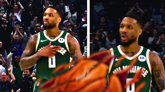 "This is what y'all brought me here for": Damian Lillard talks the talk to Bucks crowd amid scorching night vs Pacers