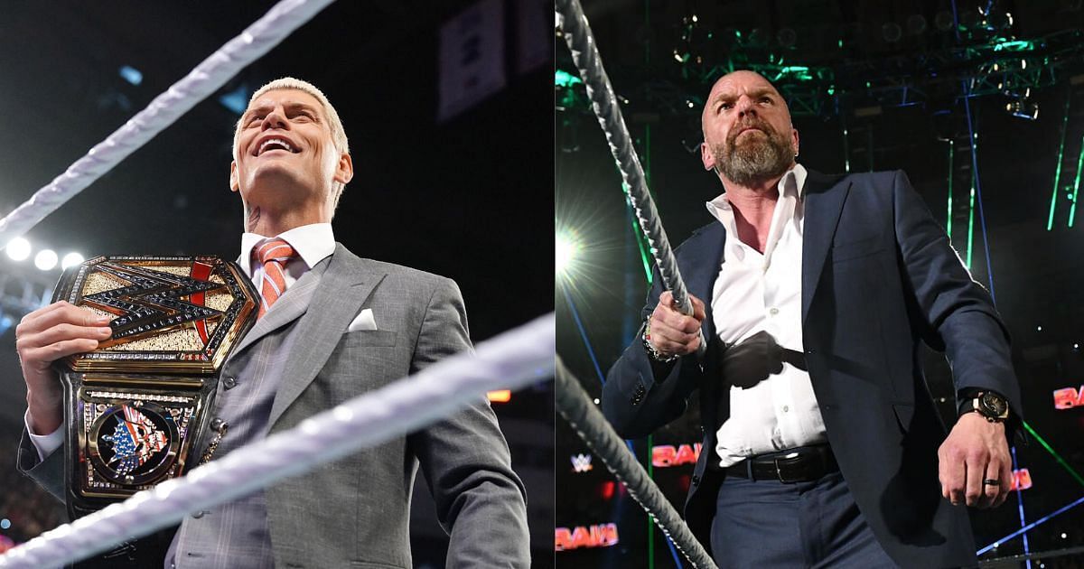 Cody Rhodes (left) and Triple H (right) [Images via wwe.com]