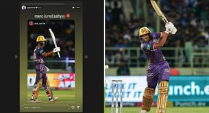 “Manc is red saltyyy” - Angkrish Raghuvanshi’s banter with Phil Salt after maiden fifty vs DC in IPL 2024
