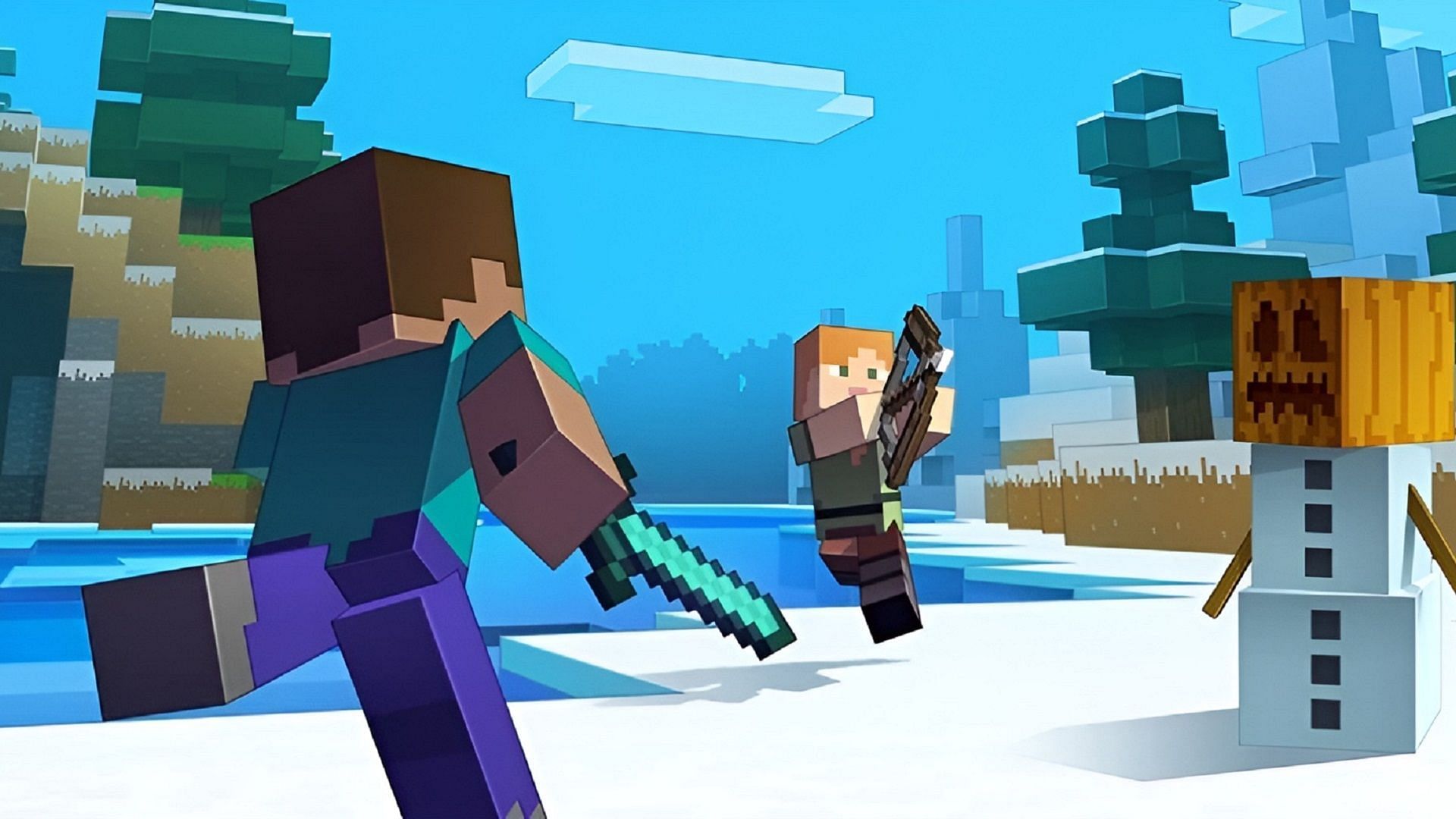 Minecraft players are still hoping for combat improvements from the Combat Test snapshots (Image via Mojang)