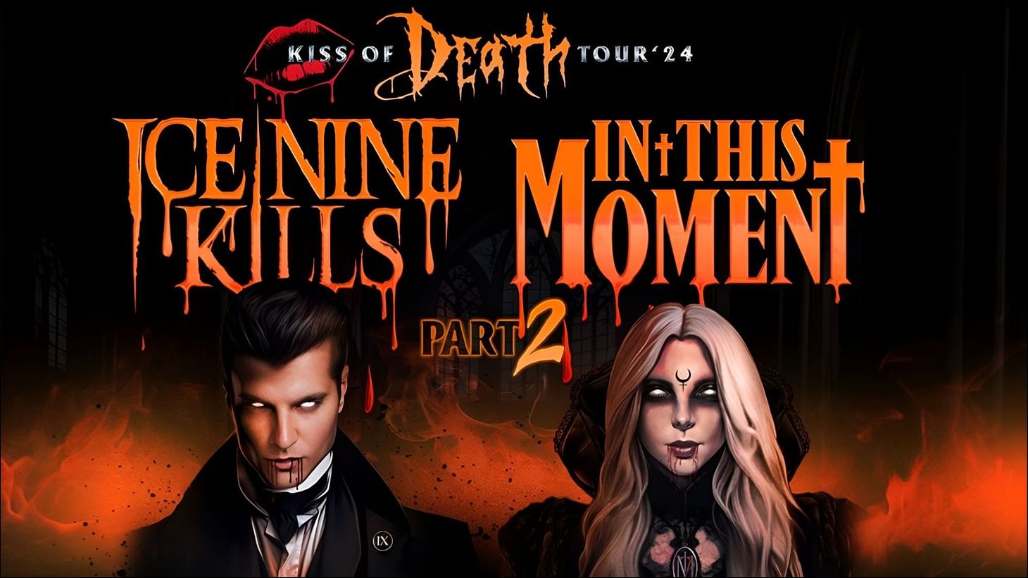 In This Moment and Ice Nine Kills 2024 ‘Kiss of Death’ tour Presale