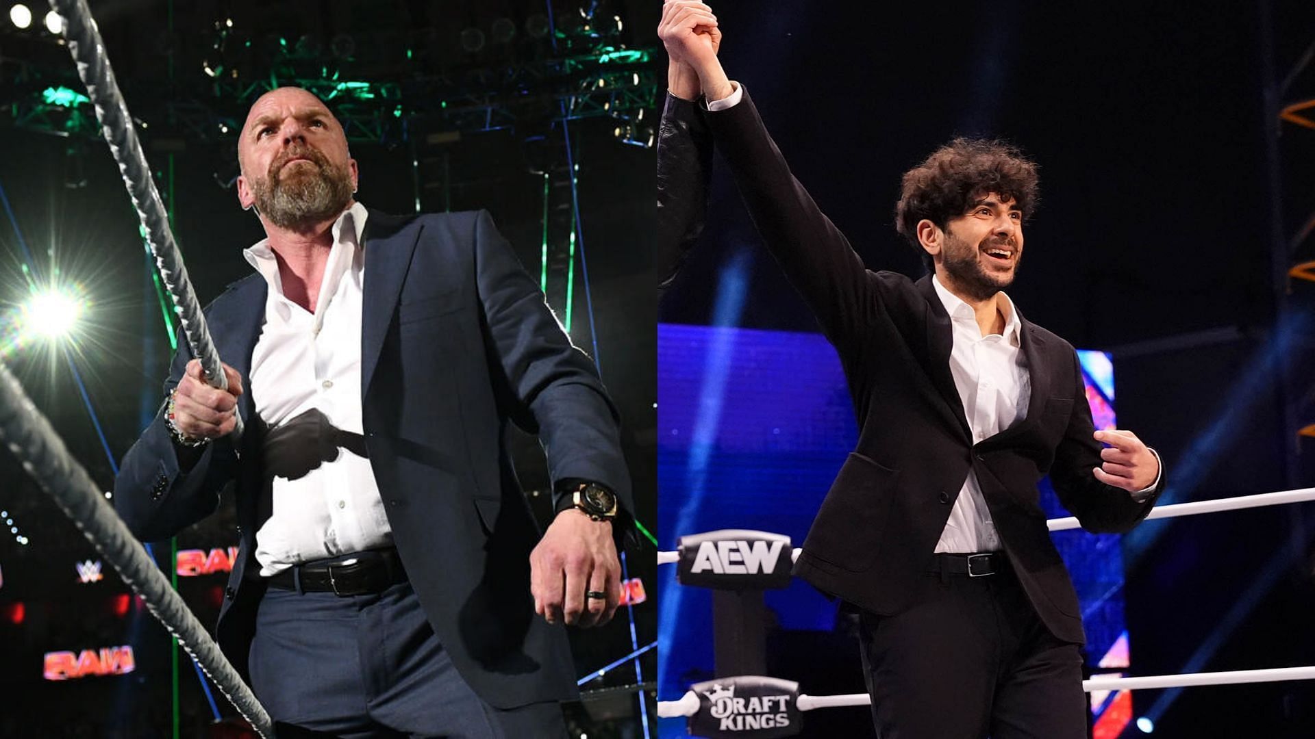 Triple H and Tony Khan are big names in WWE and AEW respectively [Photo courtesy of WWE and AEW