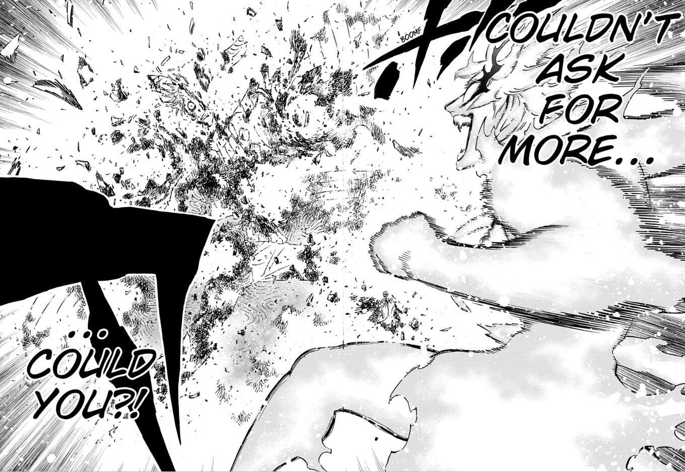 Mereoleona defeating Moris in Black Clover manga (Image via Shueisha)