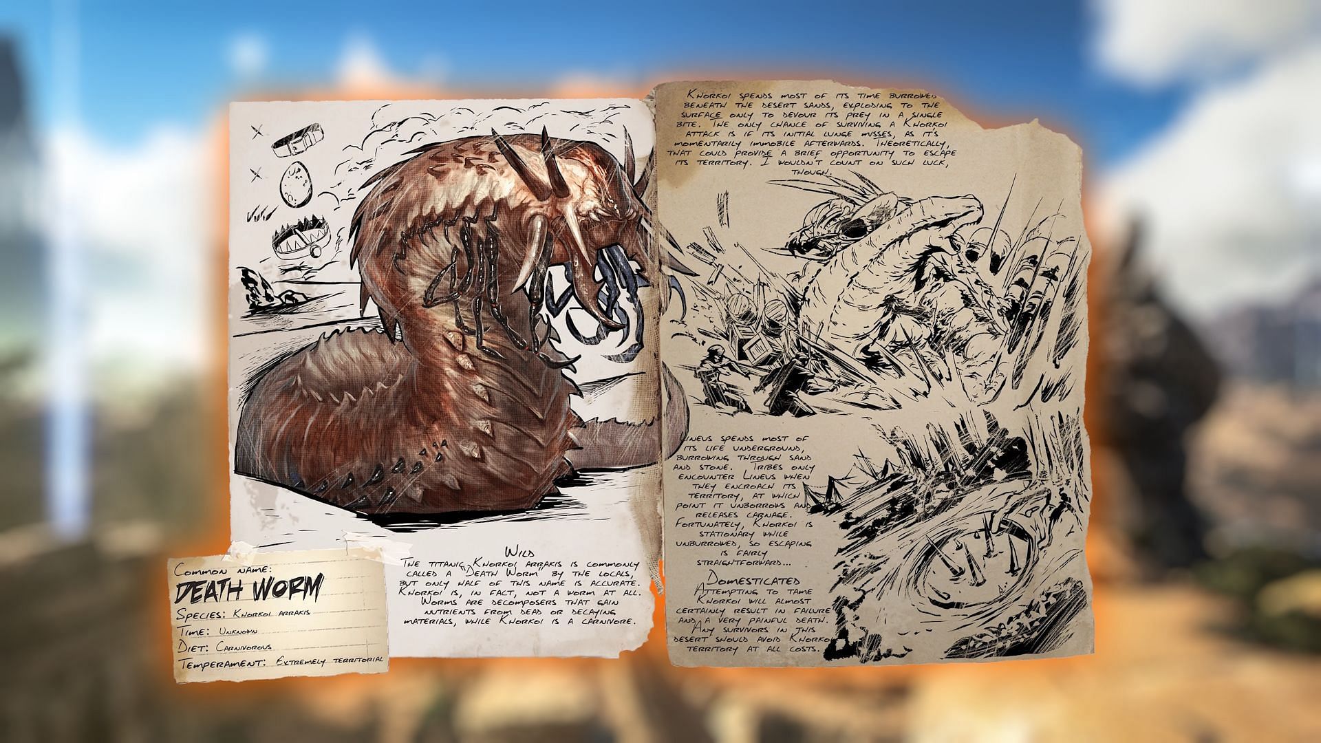 Deathworm in Ark Survival Ascended