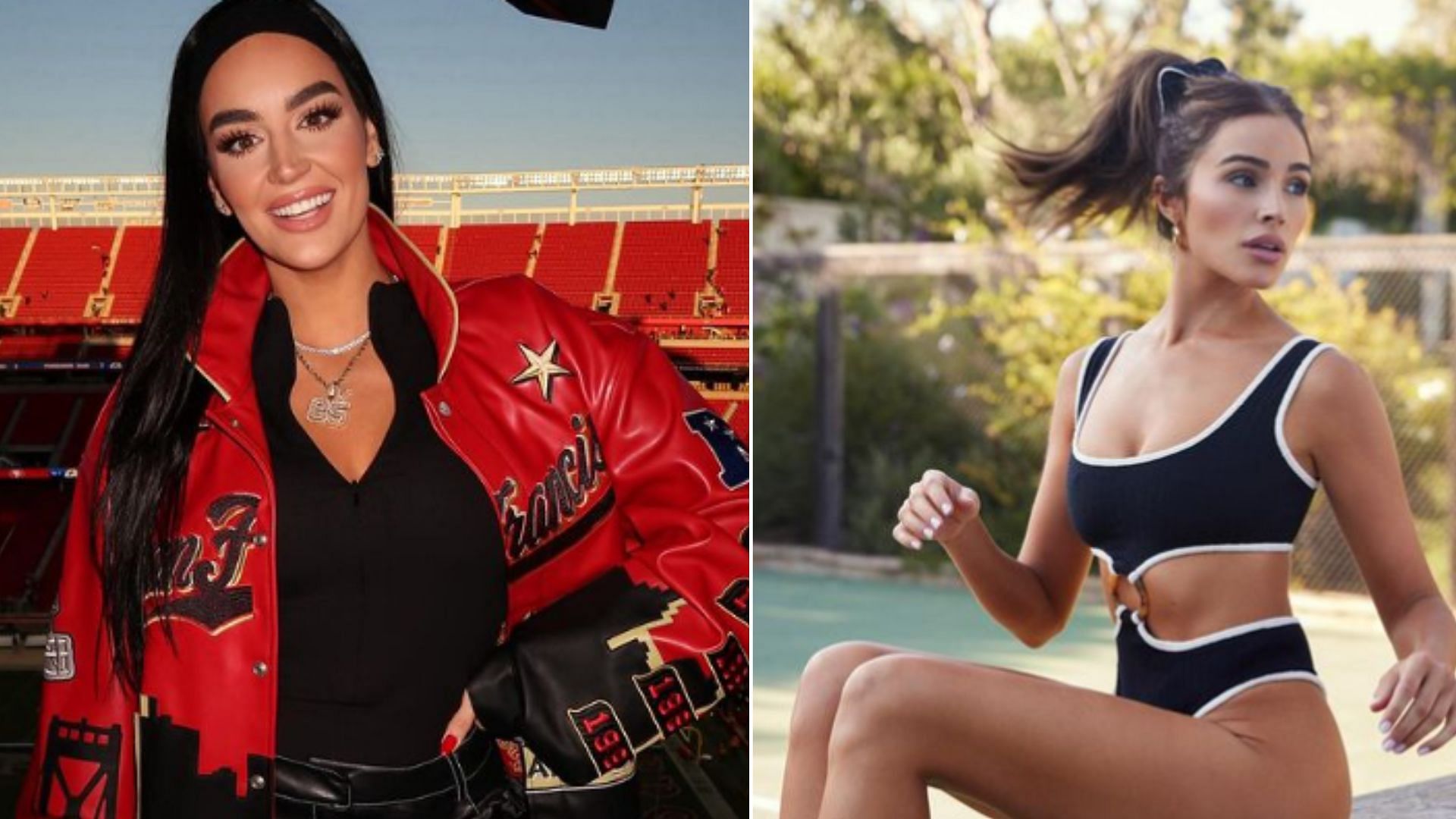 George Kittle's wife Claire adores Olivia Culpo's latest Montce swimwear  collab