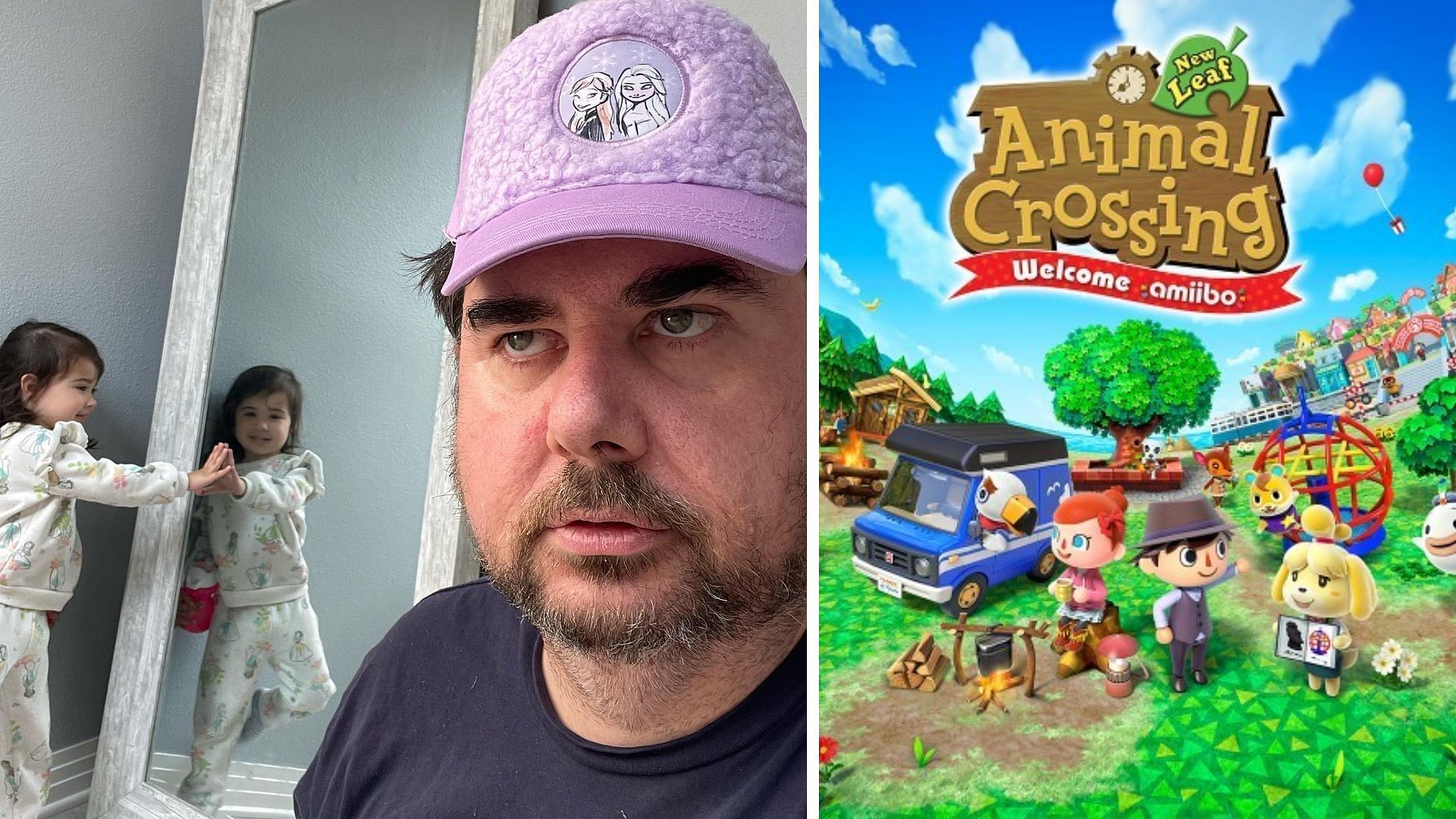 Twitch streamer vents about Animal Crossing New Leaf (Image via Jeff Gerstman/Instagram, animalcrossing.nintendo.com)