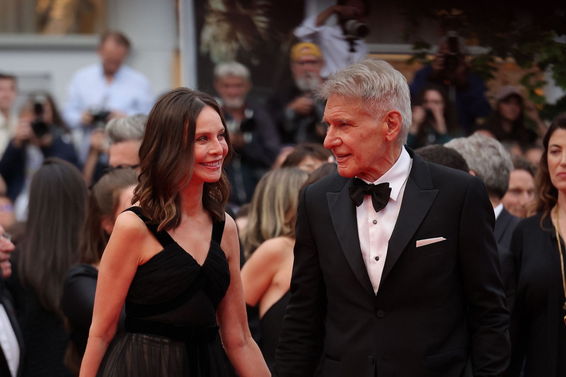 Harrison Ford and Calista Flockhart At The 76th Annual Cannes Film Festival (Image via Getty/Mike Coppola)