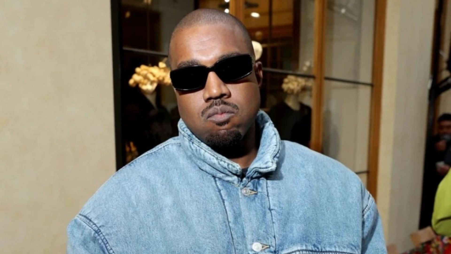 kanye west (Photo by Victor Boyko/Getty Images For Kenzo)