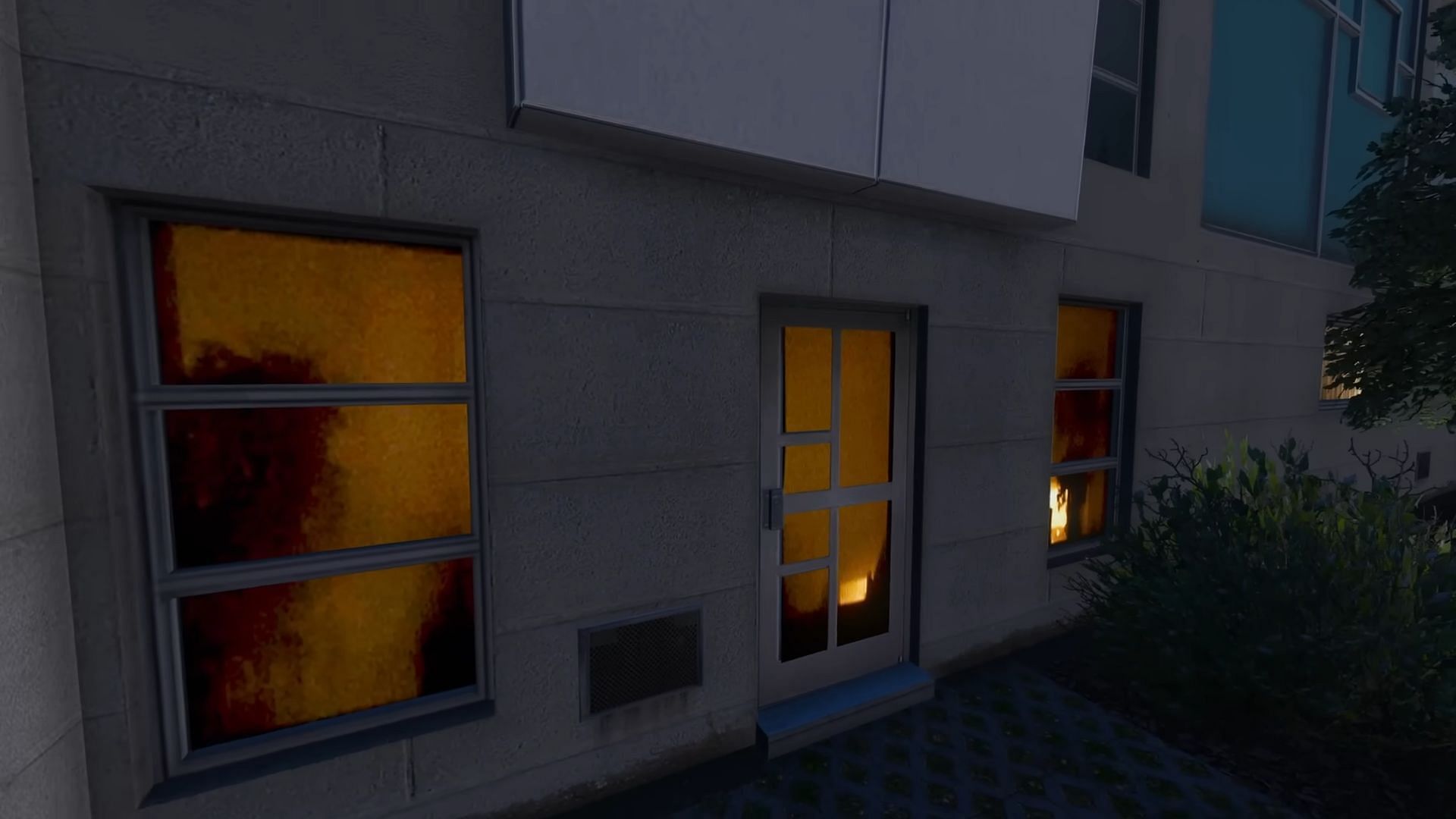 Some of the windows on the house (Image via Rockstar Games || Syrup, YouTube)