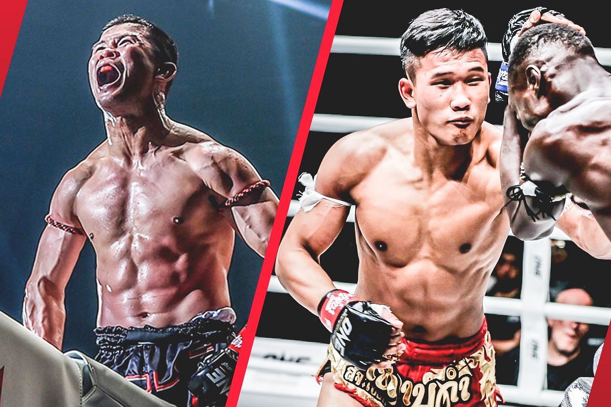 Nong-O (L) says he&rsquo;ll be sticking to his coaches&rsquo; tactics against Kulabdam (R). -- Photo by ONE Championship