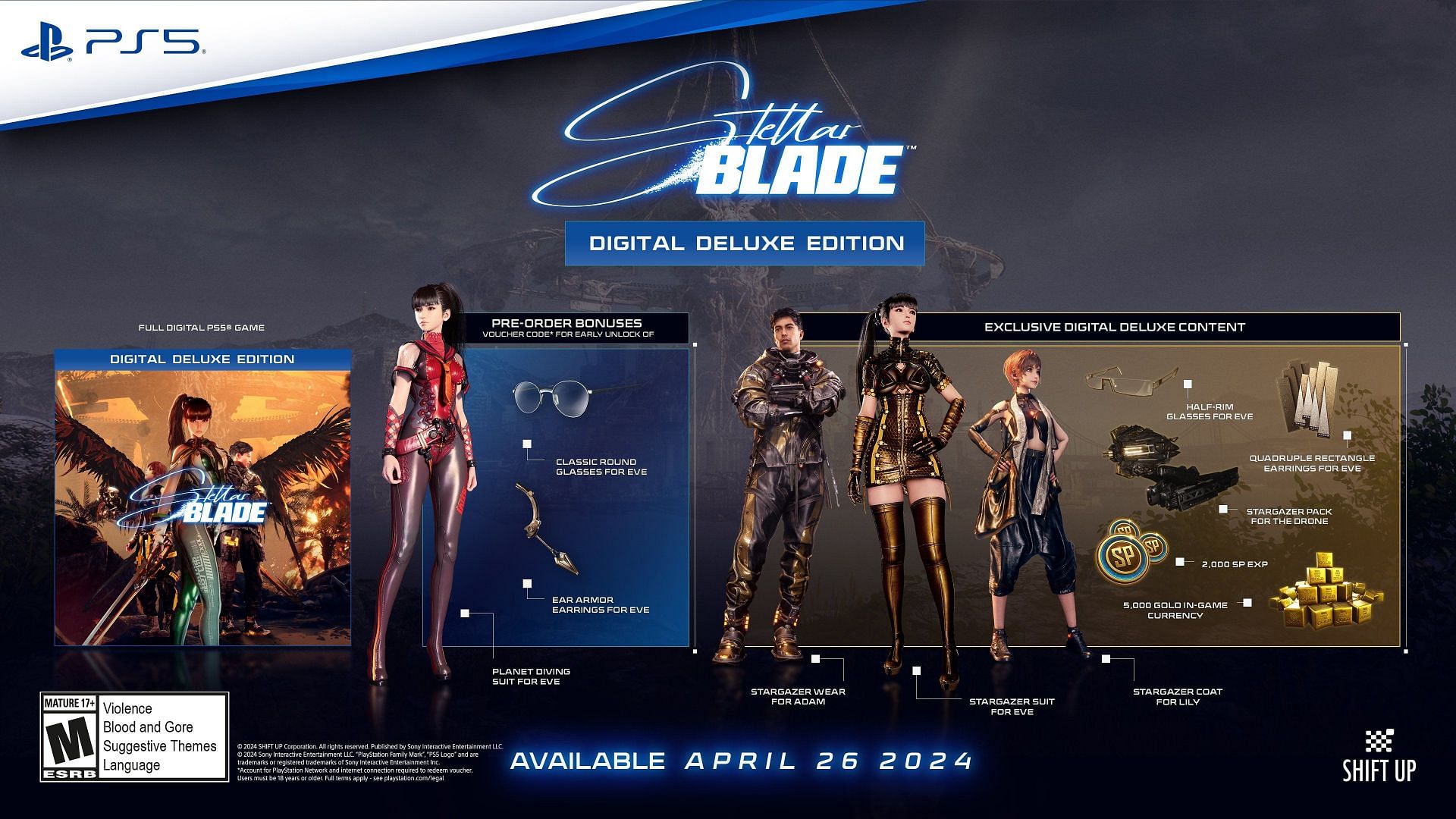 Stellar Blade Digital Deluxe Edition (Image via Shift Up || Sony Interactive Entertainment)