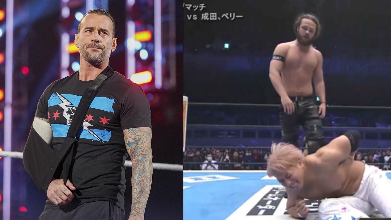 CM Punk (left), Jack Perry (right)