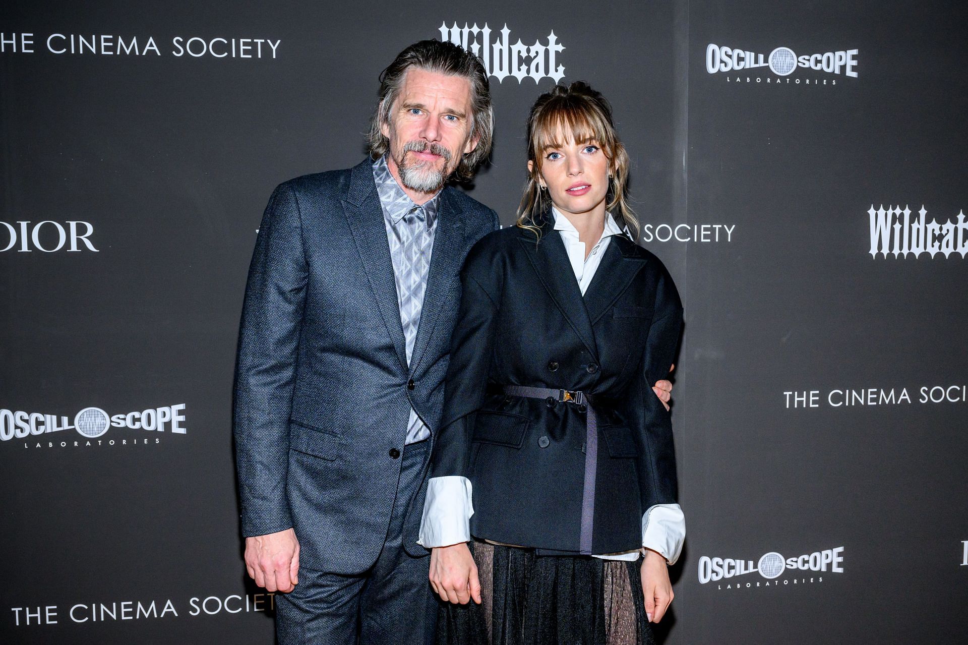 Ethan Hawke and Maya Hawke at the screening of  &#039;Wildcat&#039; (Photo by Roy Rochlin/Getty Images)
