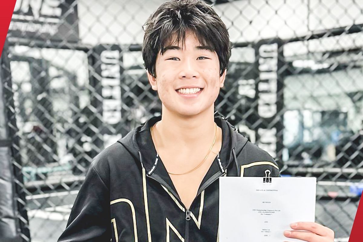 Adrian Lee reveals he has signed his first fight contract with ONE Championship