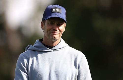 Tom Brady at AT&T Pebble Beach Pro-Am - Round One