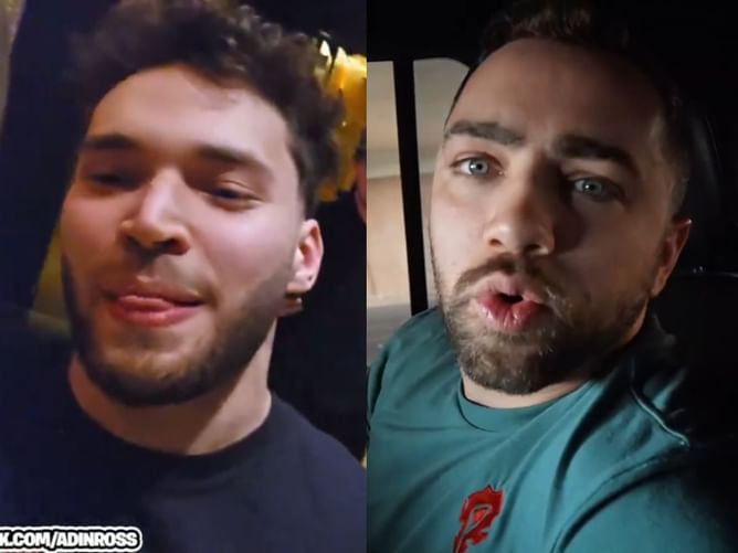 "Rumble's better" - Mizkif says Kick is a "dying platform" following his interaction with Adin Ross at Slap Boxing event
