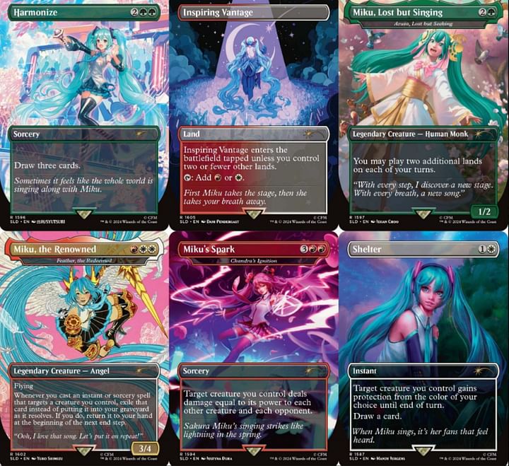 MTG reveals Secret Lair x Hatsune Miku: Sakura Superstar set: pre-order ...