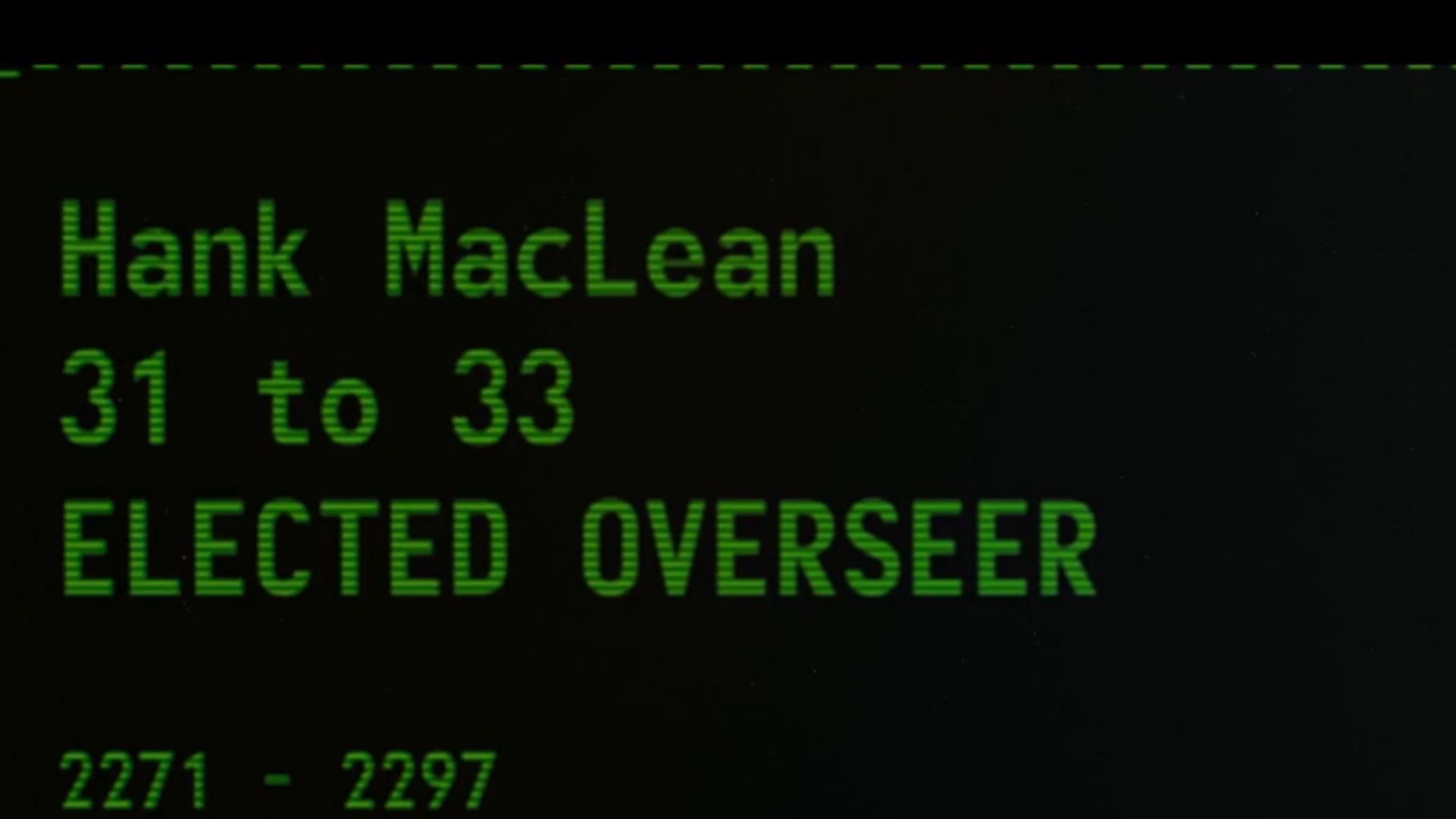 All Vault 33 Overseers were from Vault 31 (Image via Amazon MGM Studios)