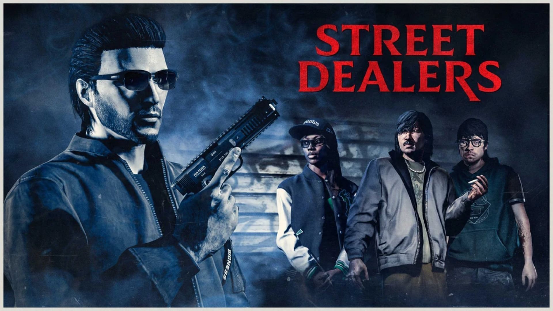 The official poster for the Street Dealers even in Grand Theft Auto 5 Online (Image via Rockstar Games)