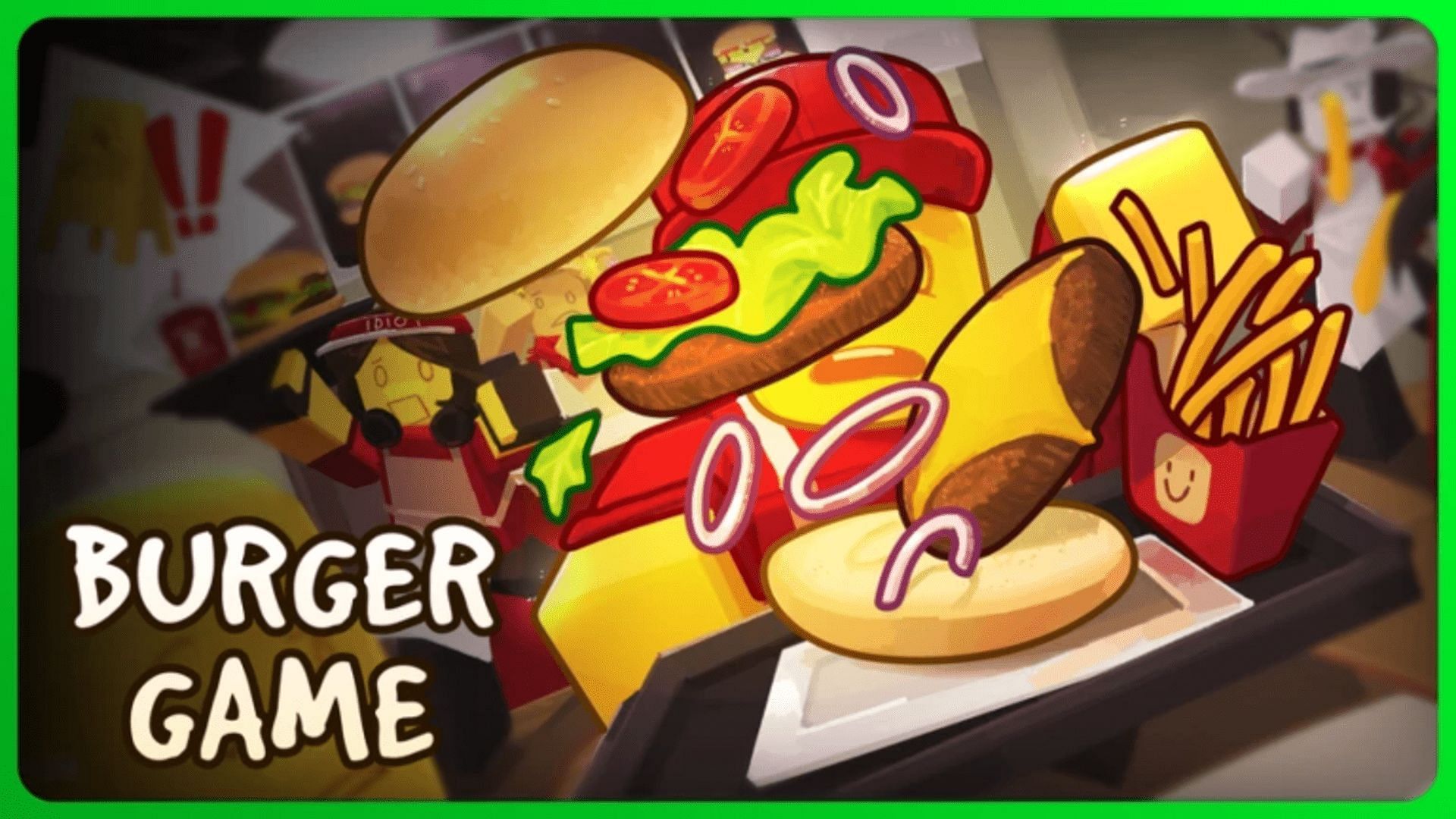 Inactive codes for Burger Game (Image via Roblox)