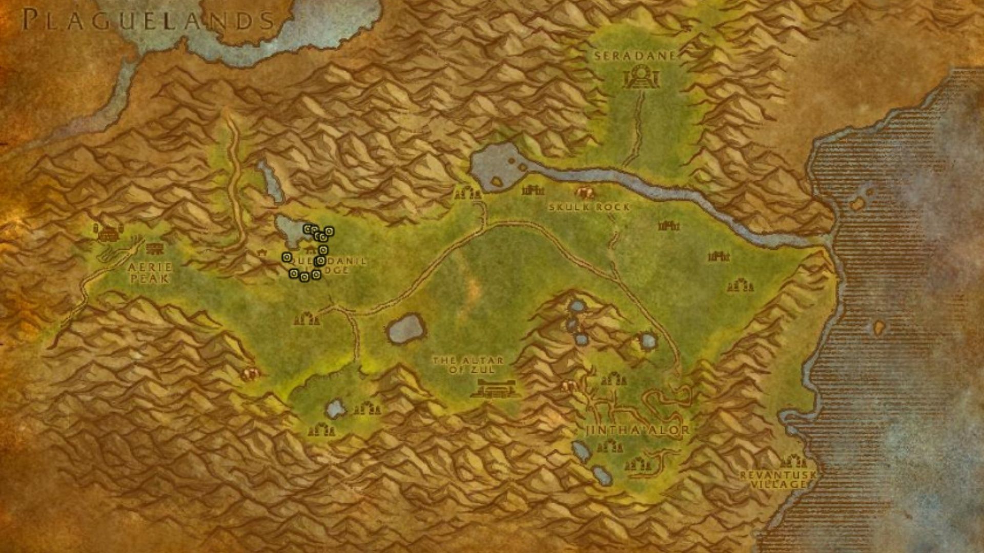 This is the location of the Vengeful Spirit, courtesy of Wowhead (Image via Blizzard Entertainment)